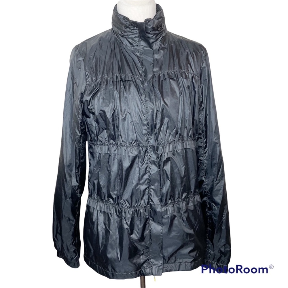 AVALANCHE Full Zip Jacket Weather Shield Running Shell Black Women's Size L